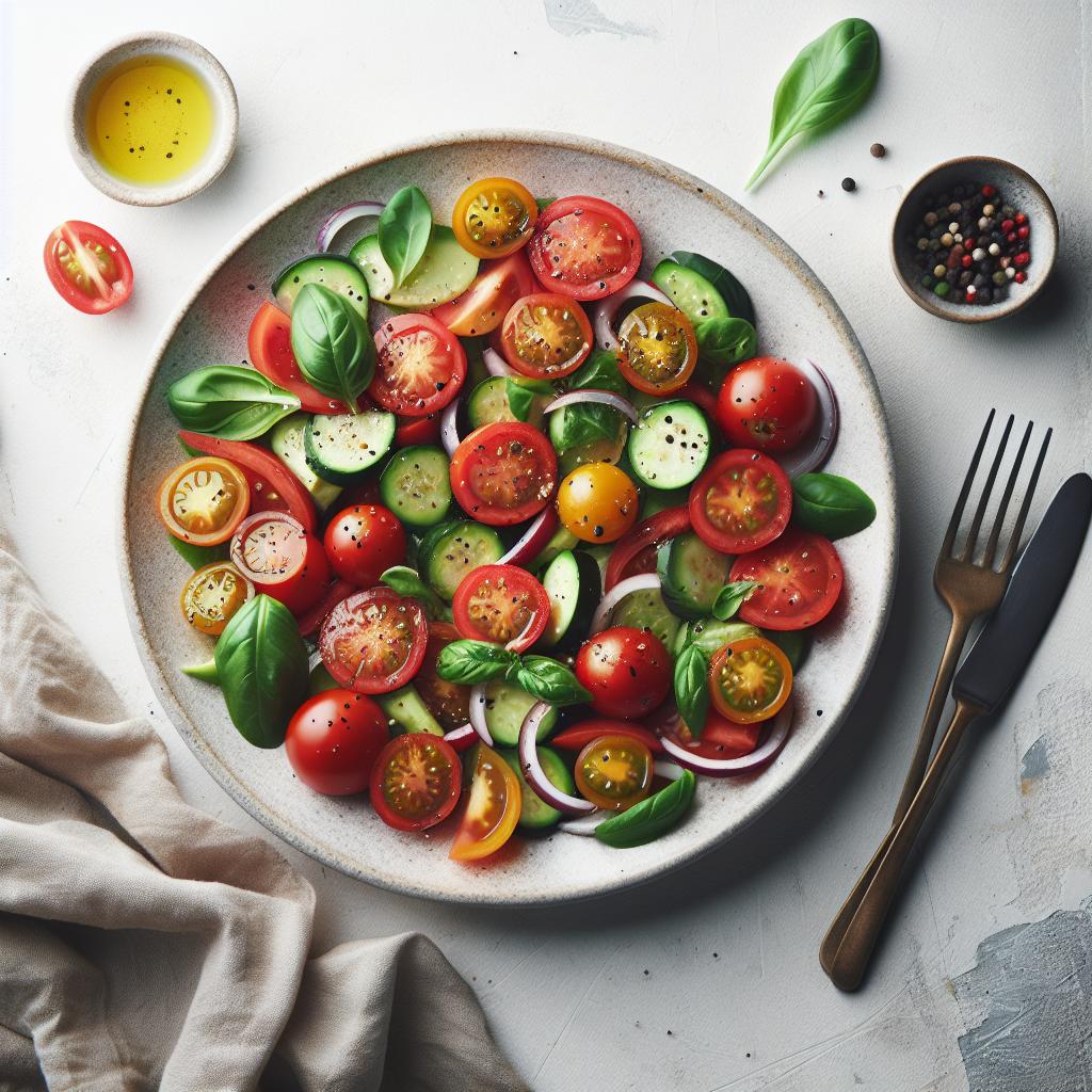 Fresh and Flavorful: The Art of Simple Tomato Salad