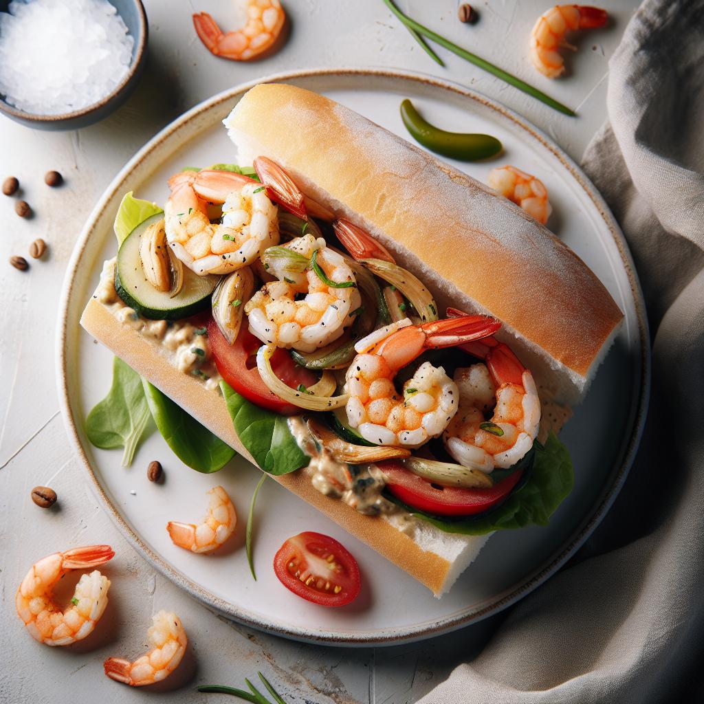 Savor the Classic Shrimp Po' Boy: A New Orleans Delight