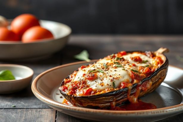Eggplant Parmesan - Crispy Baked Eggplant Parmesan: Classic Comfort, Lighter and Flavorful