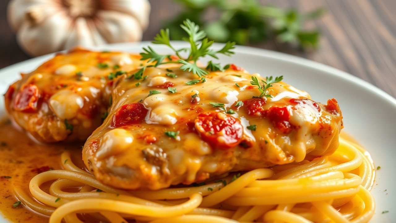 garlic chicken - Creamy garlic chicken