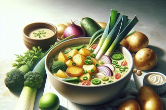 Comfort in a Bowl: Roasted Potato and Leek Soup Delight