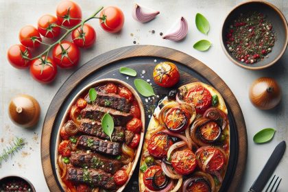 Savor the Flavors: Beef Moussaka & Roasted Tomato Bruschetta