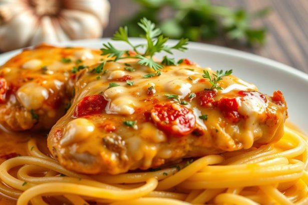 garlic chicken - Creamy garlic chicken